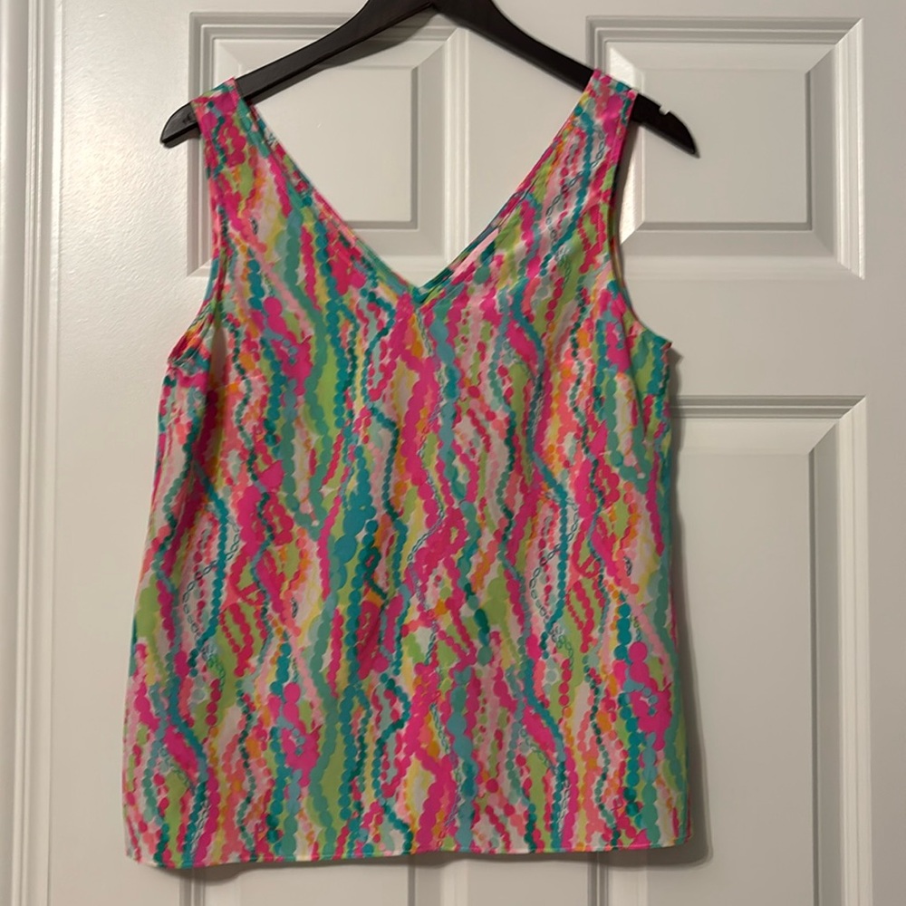 Lilly Pulitzer will v-neck tank top Size Small